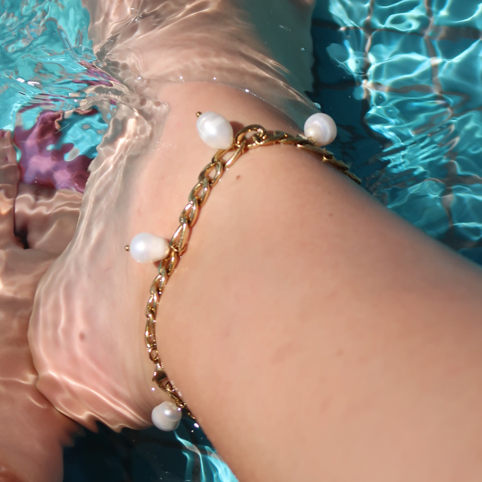 FELICITY - Freshwater Pearl Anklet