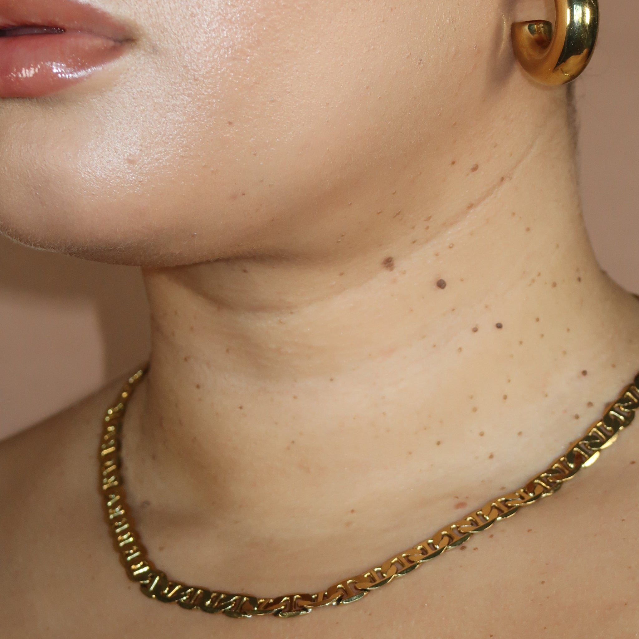 Zara - Flat Linked Chain Necklace