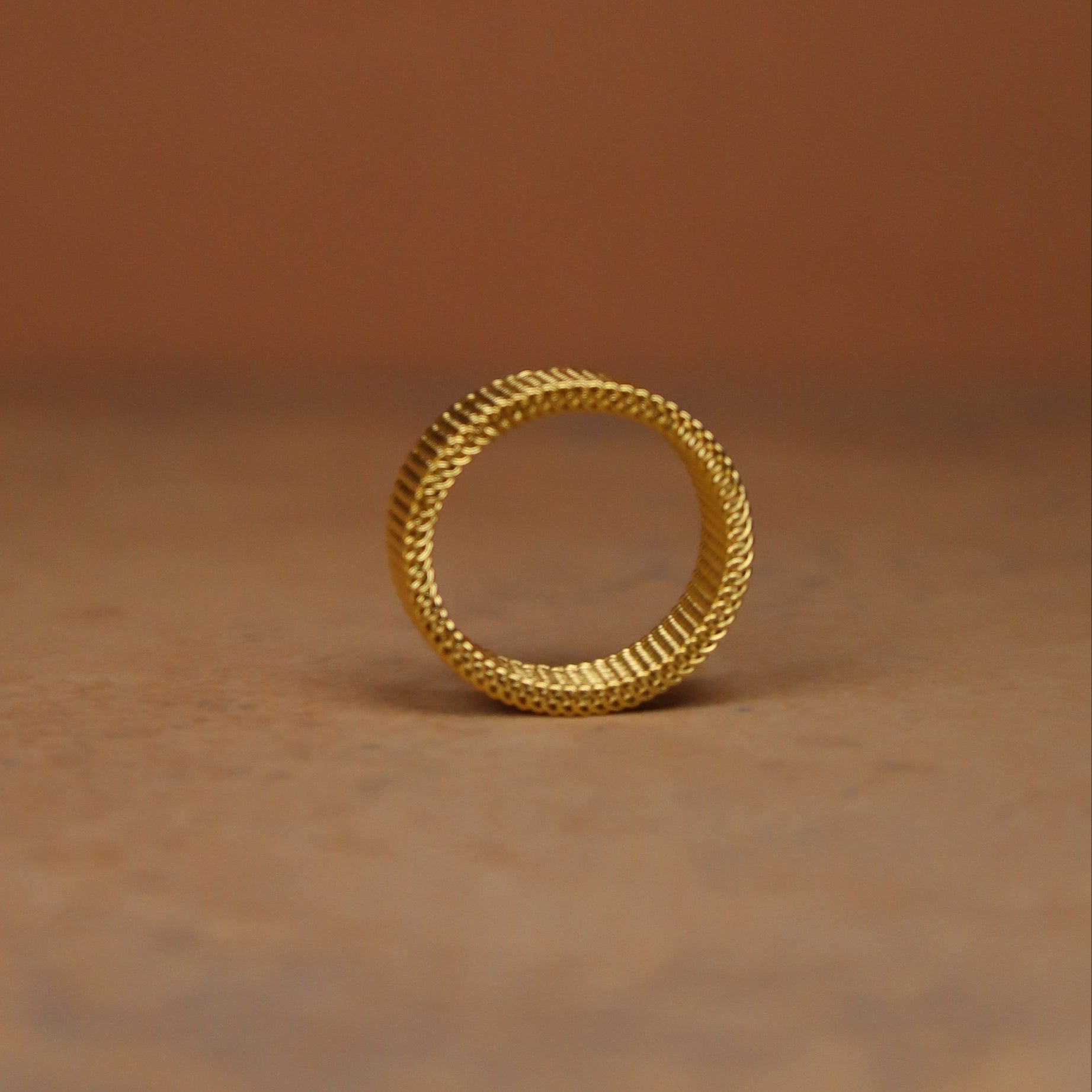 Yalannie - Stackable Woven Gold Ring