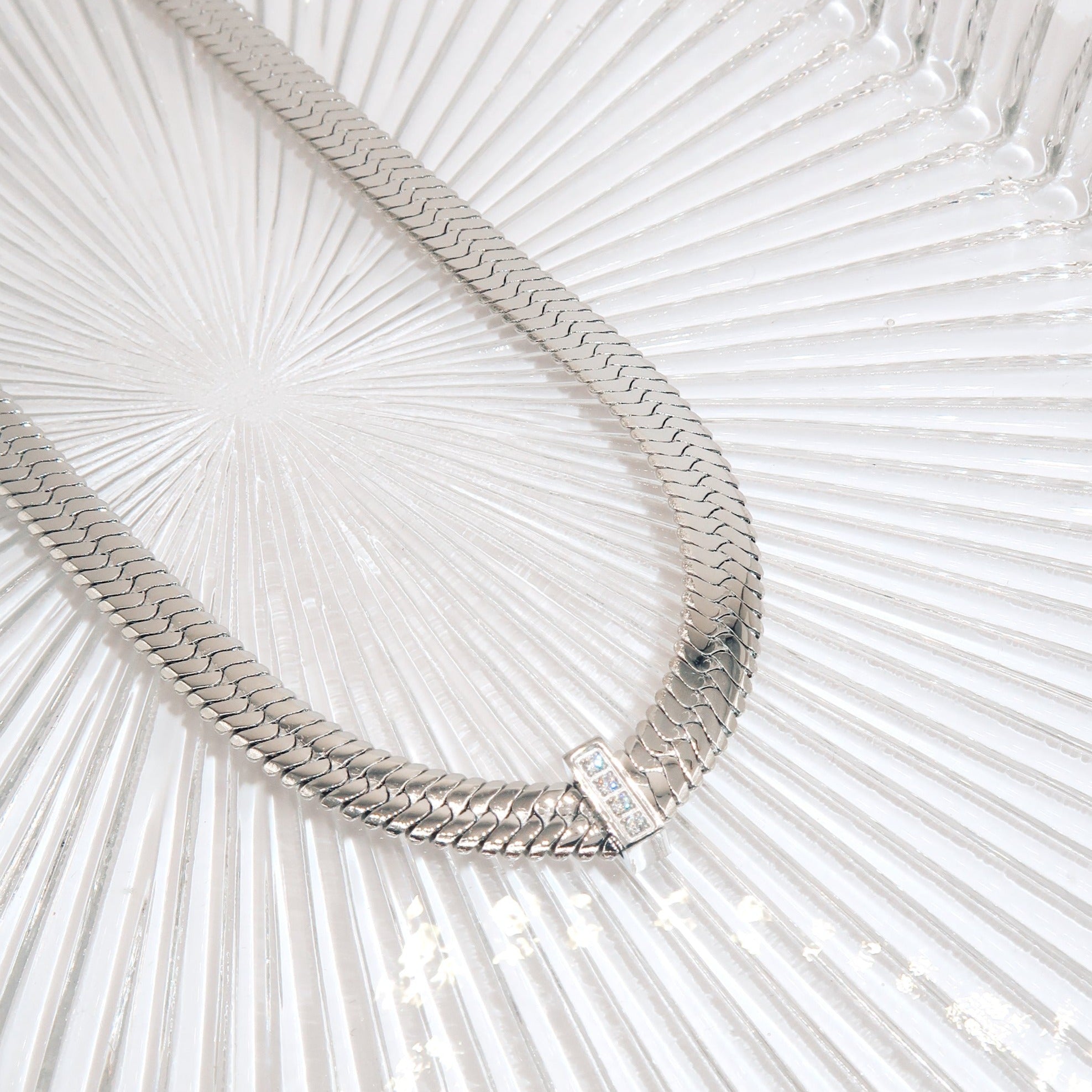 ZOCALO HERRINGBONE NECKLACE（M)　45cm All Items: All Items – ZOCALO JAPAN OFFICIAL WEB SITE